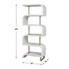 Bia White Etagere, Furniture by Uttermost, 32" width x 80" height x 16" depth thumbnail 3