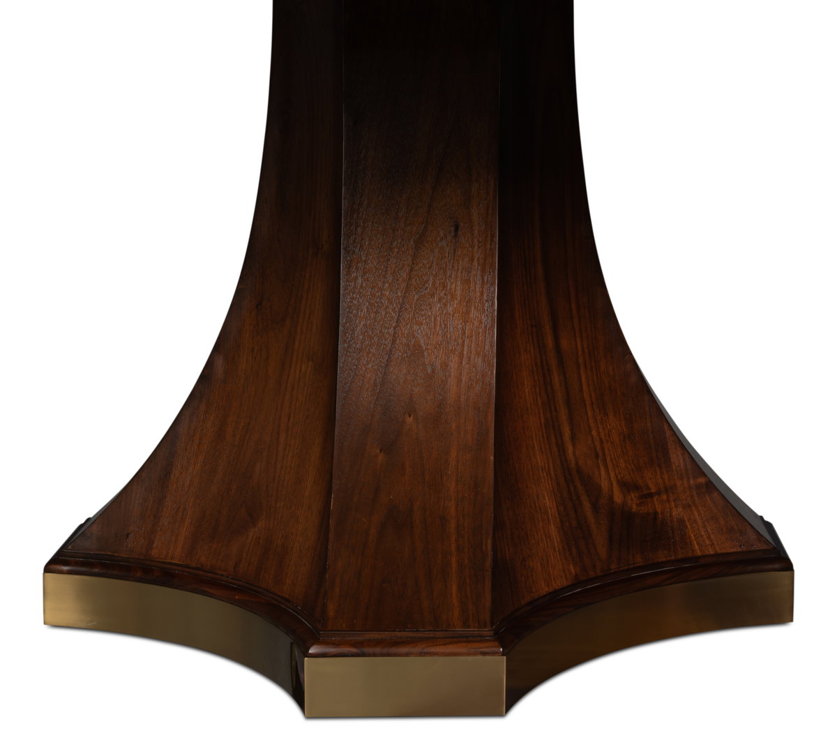 Chelsea Jupe Dining Table Large, by Sarreid, 5'6" length x 5'6" width x 2'6" height View 4