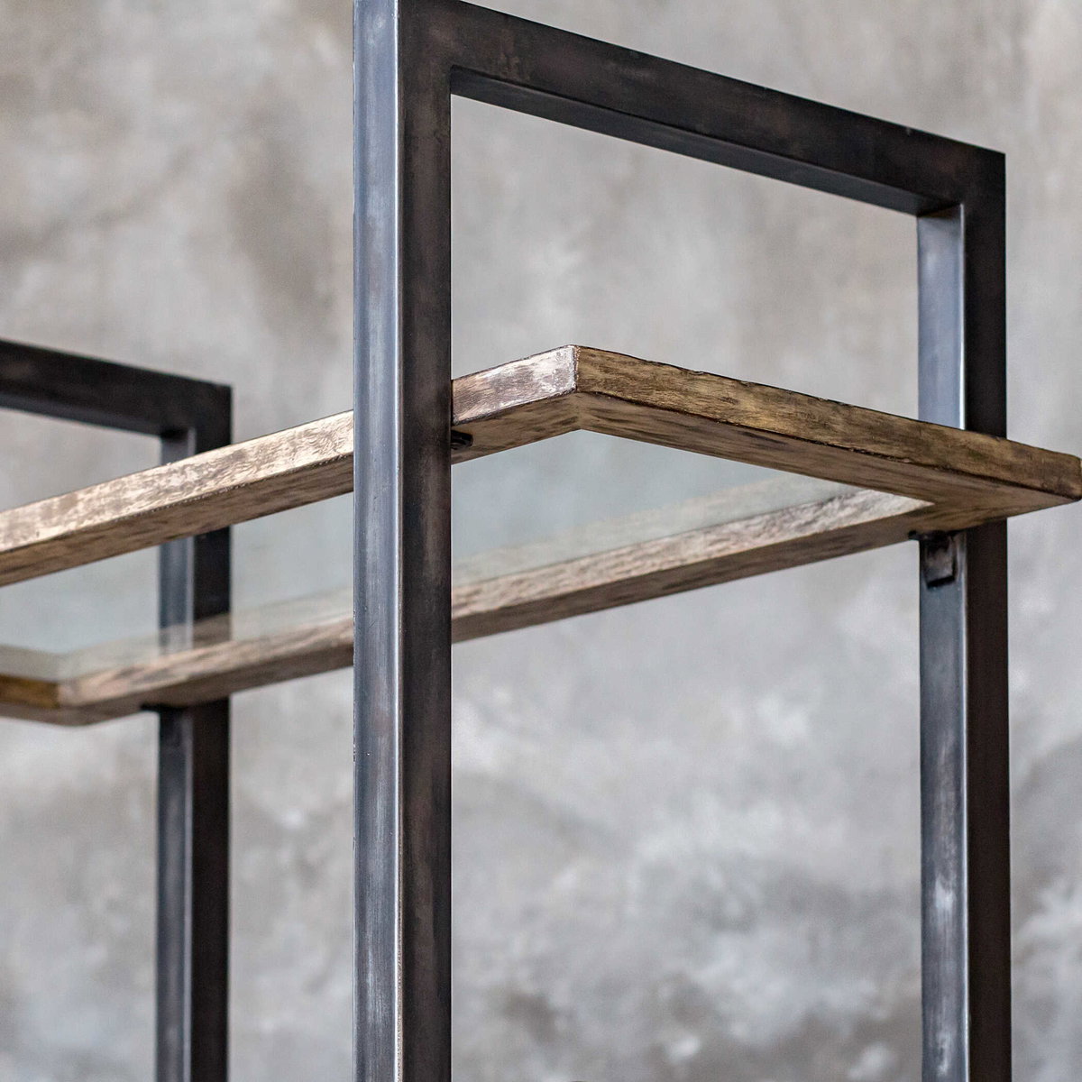 Olwyn Industrial Etagere, Shelving & Bookcase by Uttermost, 36" width x 90" height x 18" depth View 7