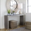 Aerina Aged Gray Console Table, by Uttermost, 60" width x 33" height x 15" depth thumbnail 2