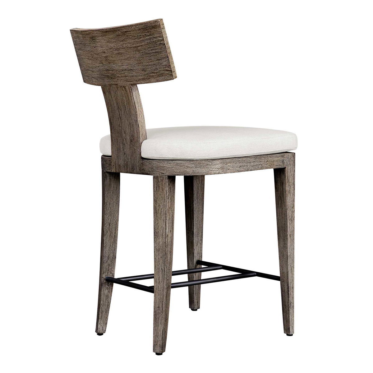Cellini Outdoor Counter Stool, Outdoor Stool by Uttermost, 1'8" width x 3'3.5" height x 1'11.25" depth View 6