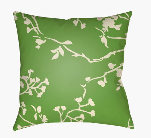 Chinoiserie Floral Accent Pillow