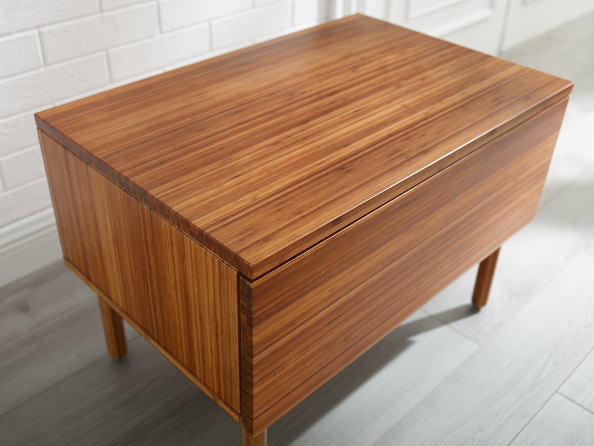 Ventura 1 Drawer Nightstand, by Greenington, 17" length x 24" width x 17.5" height View 11