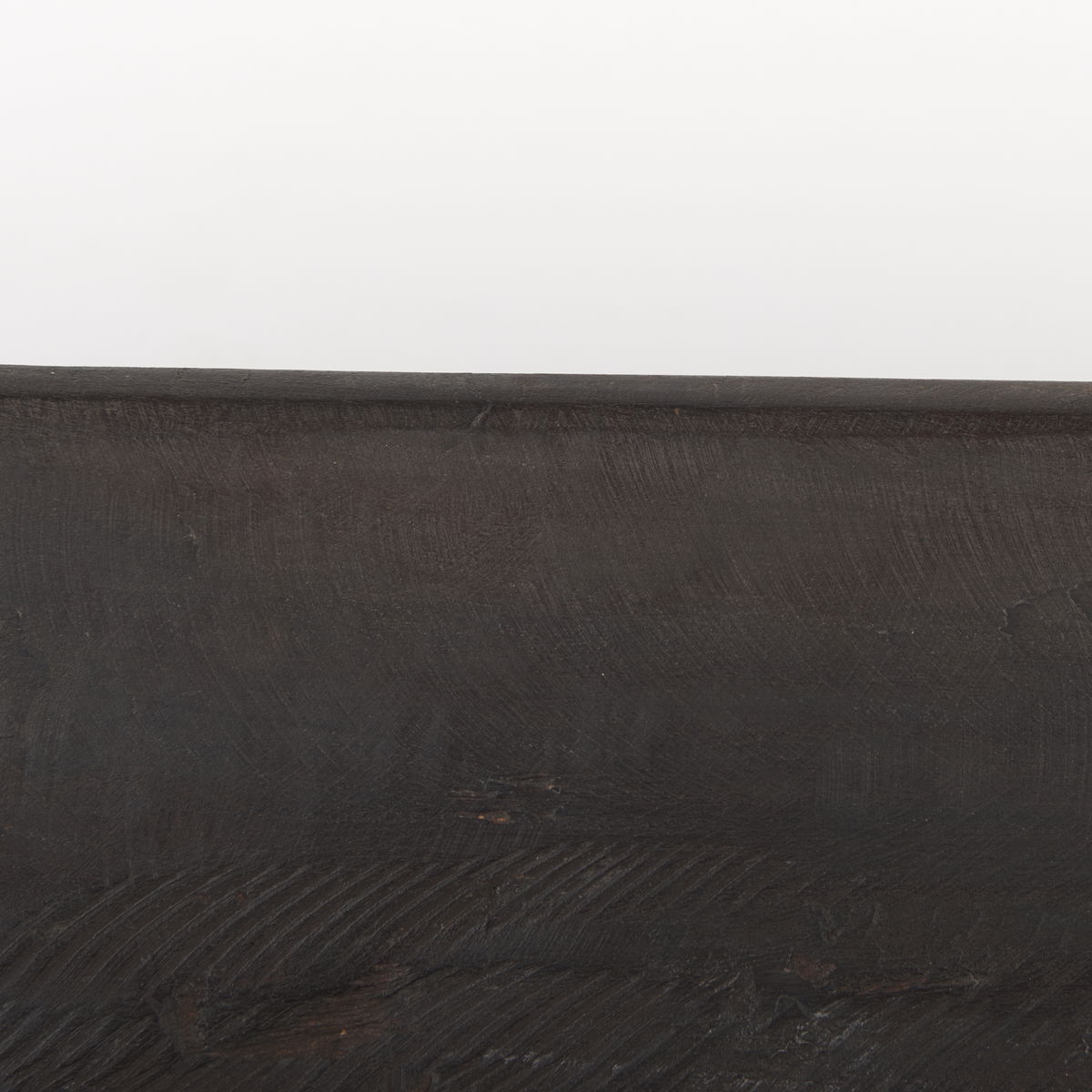 Athena Extra Large Oblong Black-Brown Reclaimed Wood Bowl, Decorative Bowl by Mercana, 26" length x 10" width x 7" height View 11
