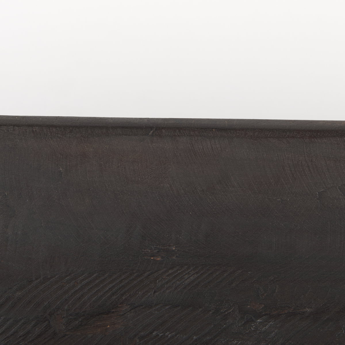 Athena Extra Large Oblong Black-Brown Reclaimed Wood Bowl, Decorative Bowl by Mercana, 26" length x 10" width x 7" height View 11