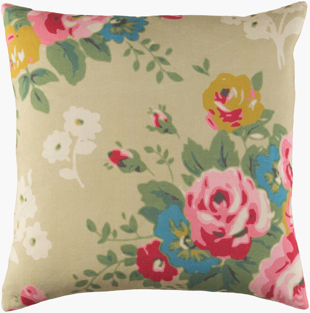 Kalena Accent Pillow, Decorative Pillow by Surya, 18" length x 18" width