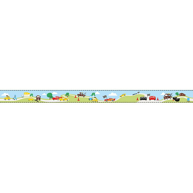 Disney & Pixar Cars Light Blue Border large image 