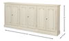 Bellagio Sideboard,96', White/White, Cabinets & Sideboard by Sarreid, 96" length x 15" width x 43" height thumbnail 13