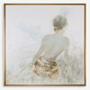 Gold Highlights Feminine Art, by Uttermost, 4'1.75" width x 4'1.75" height x 1.5" depth thumbnail 1