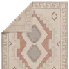 Jaipur Living Azzurro JIN08 Handknotted Medallion Cream and Pink Area Rug (10'x14') thumbnail 0