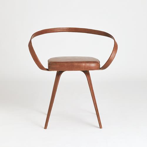 All Leather Chair, Seating by Global Views, 29" length x 18" width x 30.75" height View 1