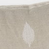 Enya 18x18 Beige and Cream Fabric Patterned Pillow Cover, Decorative Pillow by Mercana, 18" length x 18" width x 0.2" height thumbnail 9