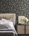 Dahlia Trail Black & Taupe Wallpaper thumbnail 1