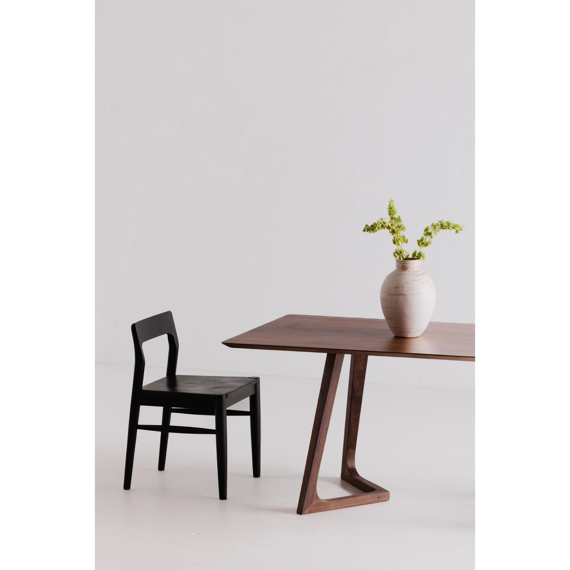 Godenza Rectangular Dining Table Walnut, by Moe's Home, 71" width x 29.5" height x 35.5" depth View 8
