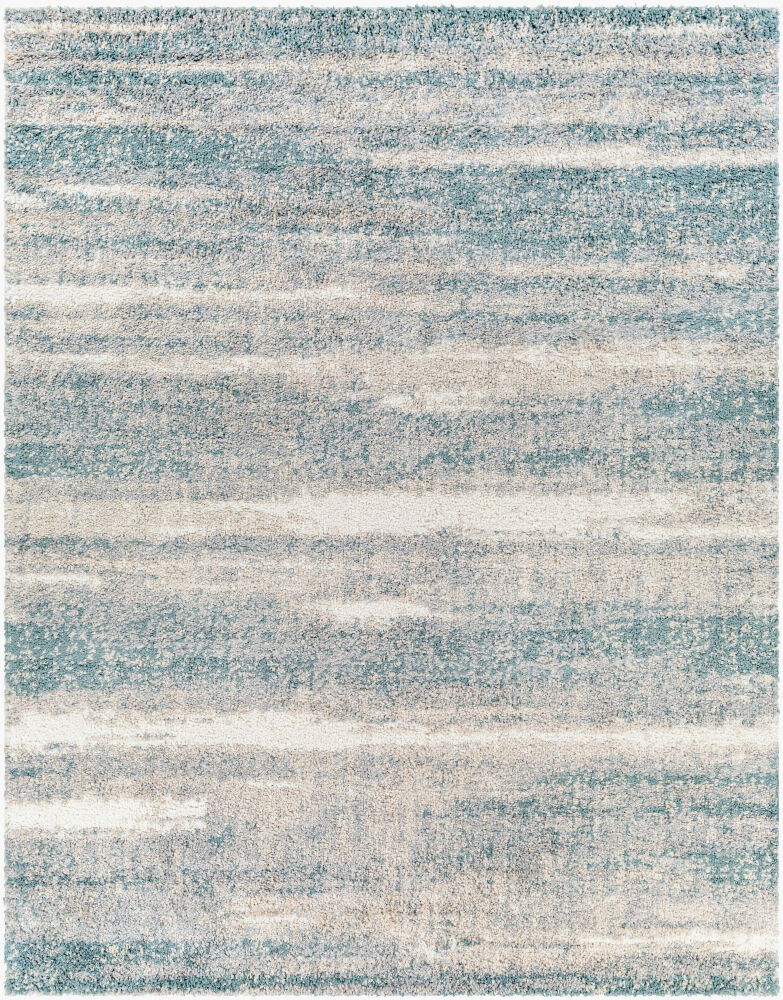 Lyra Shag Machine Woven Rug, by Surya, 1'3.75" length x 1'3.75" width