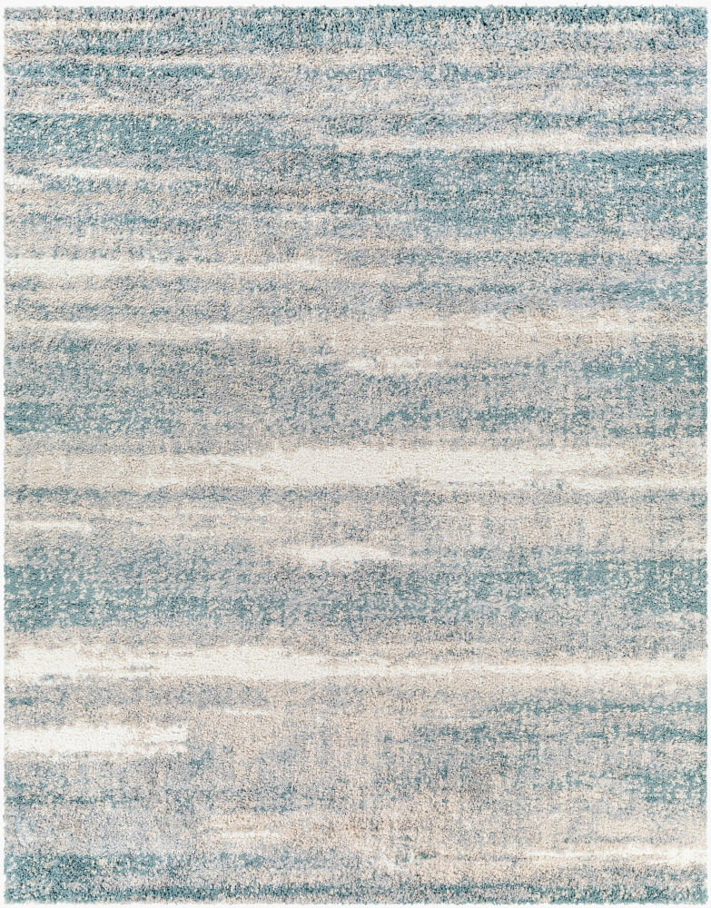 Lyra Shag Machine Woven Rug, by Surya, 9'0.27" length x 6'6.74" width