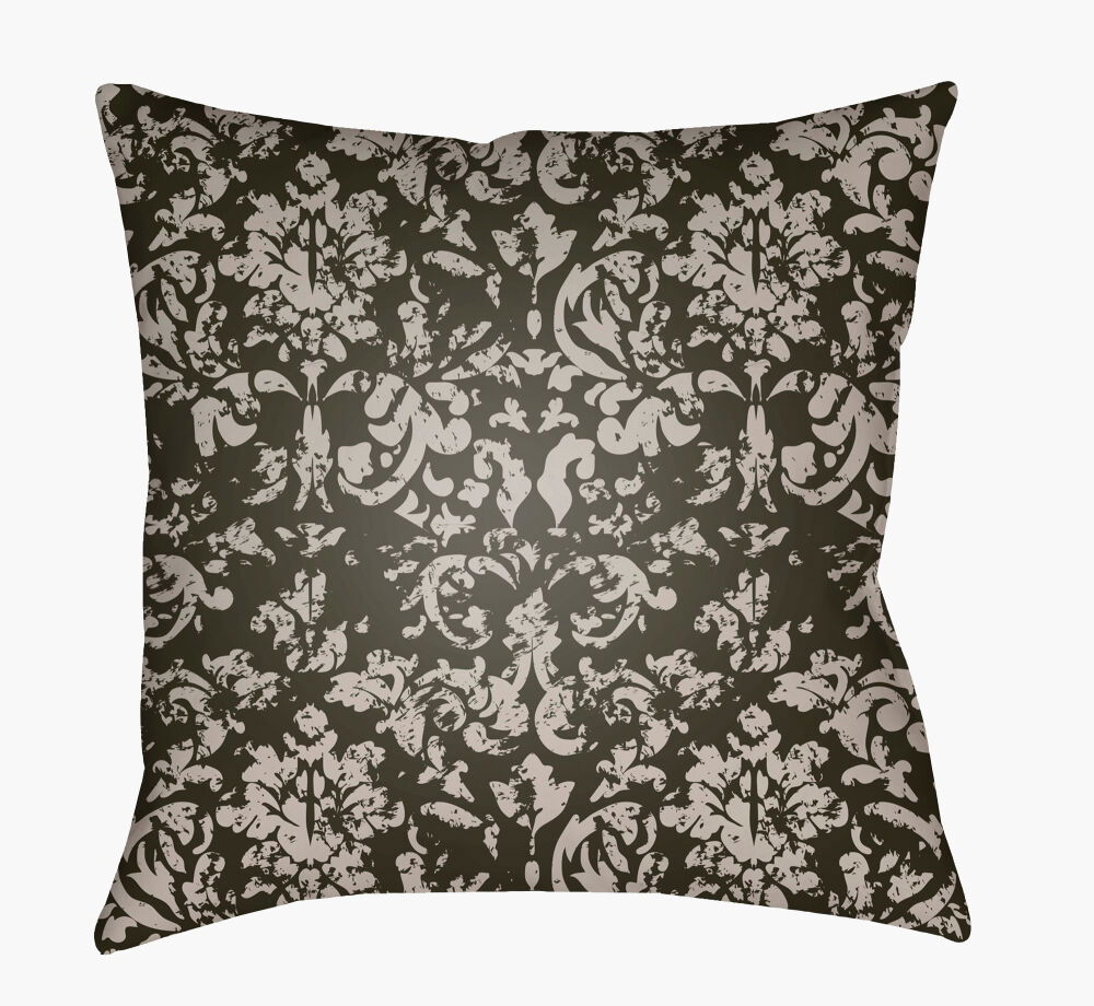 Moody Damask Accent Pillow, Decorative Pillow by Surya, 20" length x 20" width
