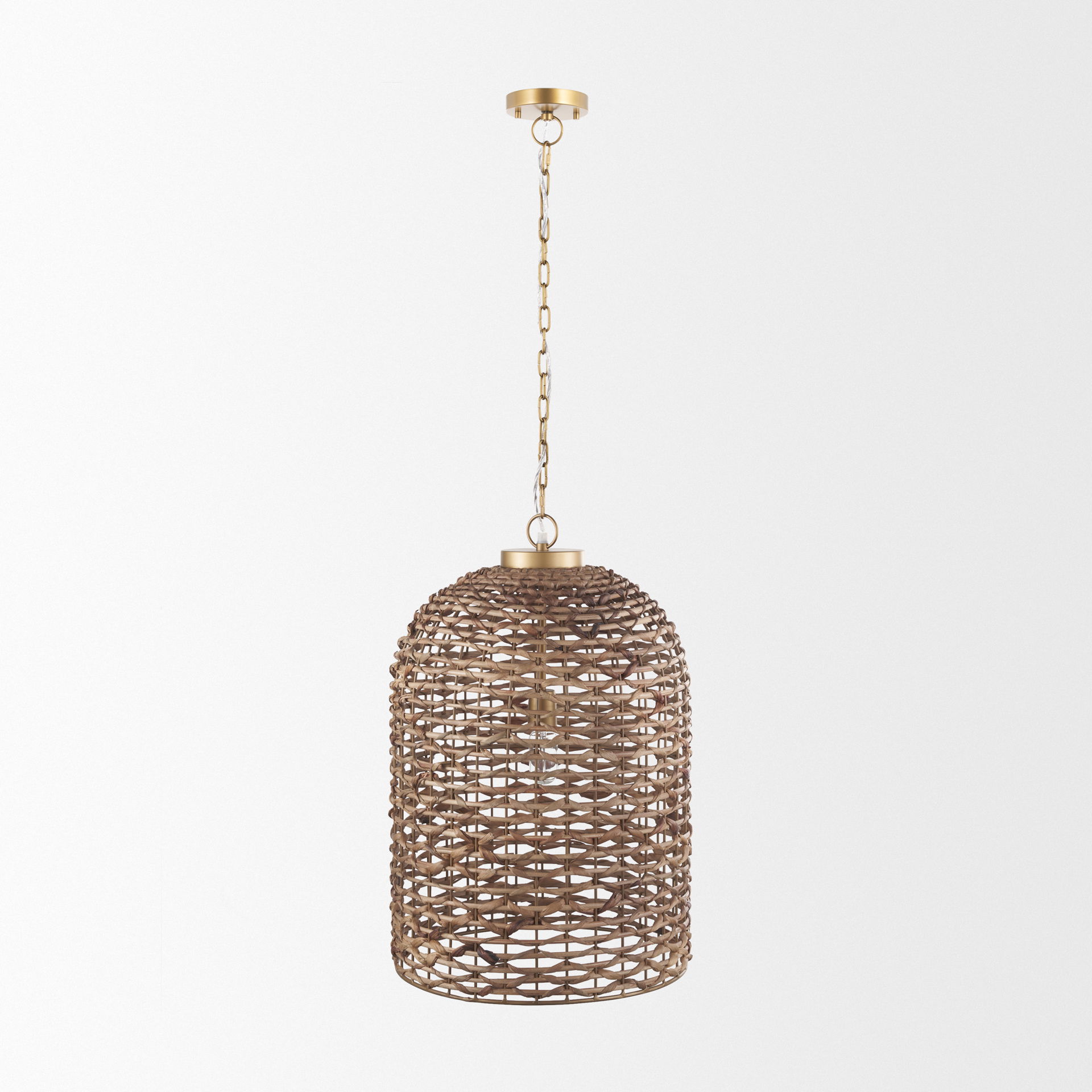 Sana Tall Watergrass Pendant Light, by Mercana, 17.5" length x 17.5" width x 26" height View 3