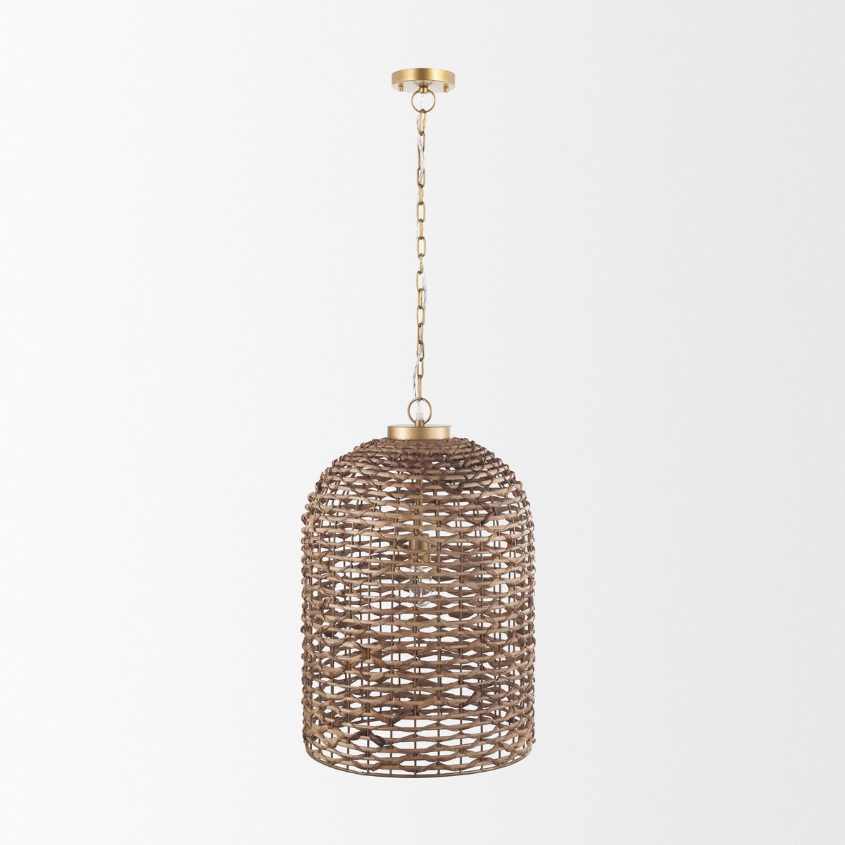 Sana Tall Watergrass Pendant Light, by Mercana, 17.5" length x 17.5" width x 26" height View 3