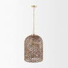 Sana Tall Watergrass Pendant Light, by Mercana, 17.5" length x 17.5" width x 26" height thumbnail 3