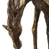 Openly Grazing Horse Sculpture, Decorative by Uttermost, 13" width x 13" height x 3.75" depth thumbnail 7