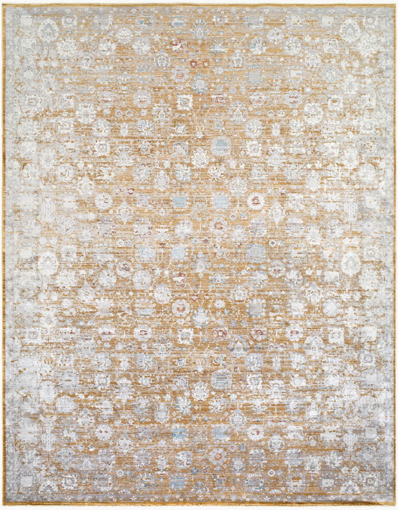 Isfahan Machine Woven Rug, by Surya, 1'3.75" length x 1'3.75" width