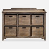 Ardusin Driftwood Hobby Cupboard, Cabinets & Chest by Uttermost, 48" width x 35" height x 14" depth thumbnail 1