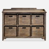 Ardusin Driftwood Hobby Cupboard, Furniture by Uttermost, 48" width x 35" height x 14" depth thumbnail 1