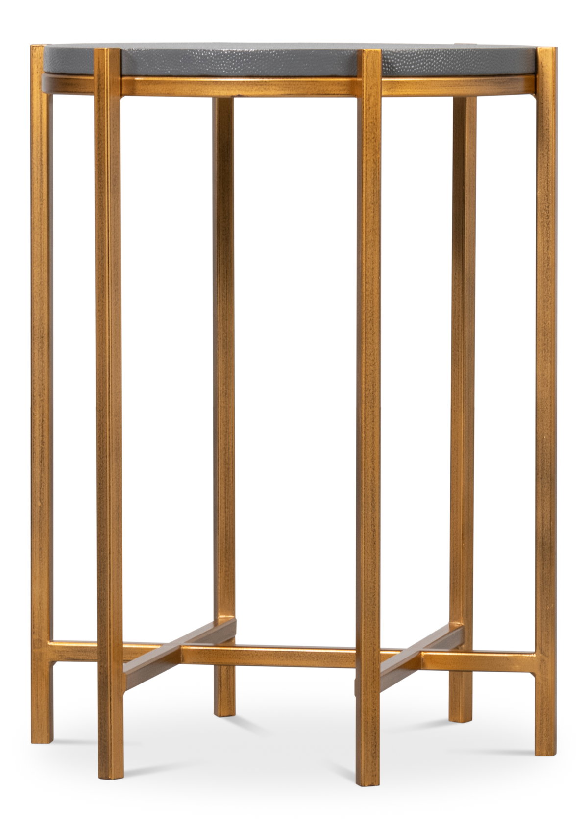 Spence Side Table  Quiet Shade, by Sarreid, 1'4" length x 1'4" width x 1'9" height View 4