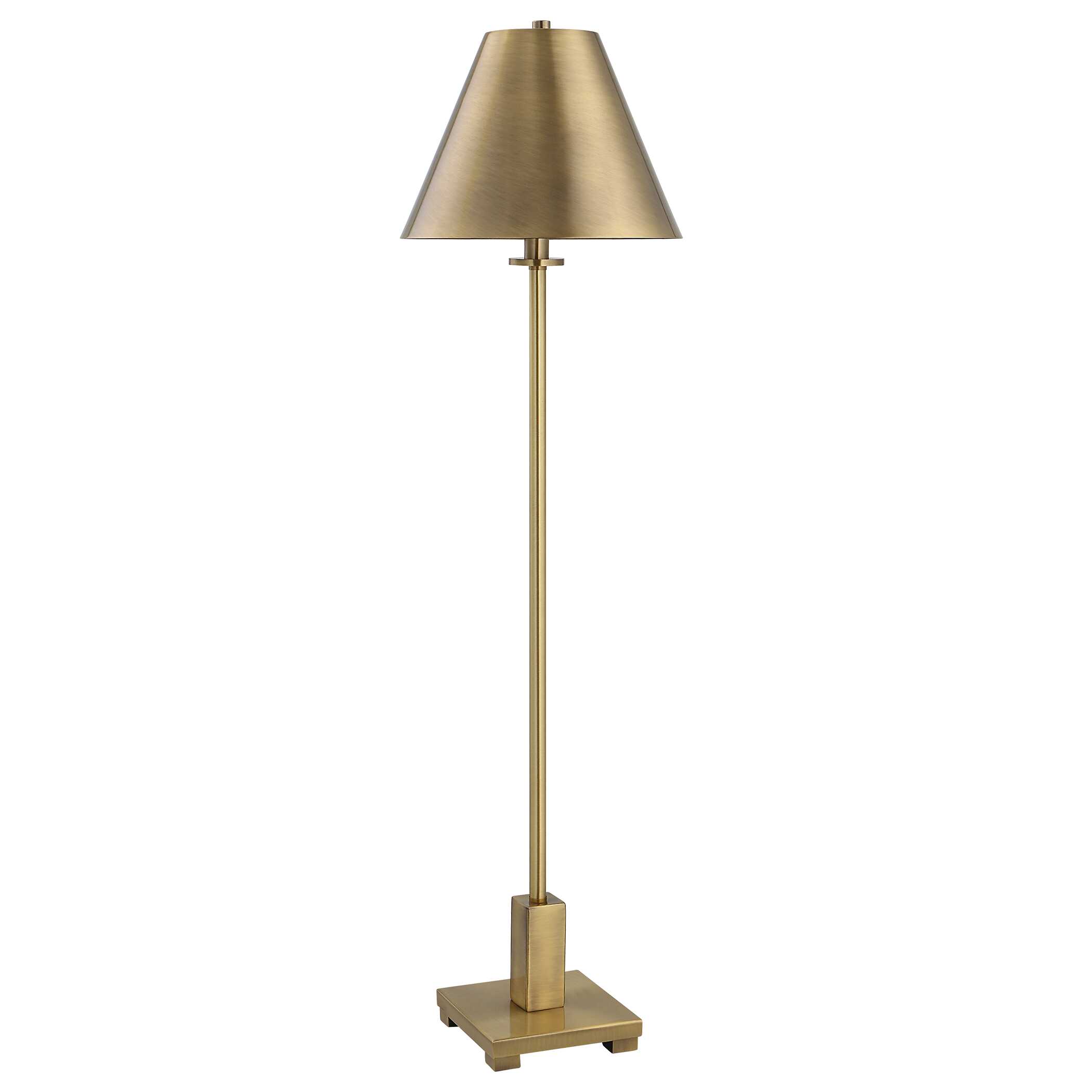 Pilot Brass Buffet Lamp large image 