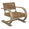 Rehema Driftwood Accent Chair, by Uttermost, 30" width x 30" height x 30.7" depth thumbnail 4