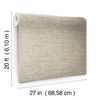 Papyrus Weave Neutral Peel & Stick Wallpaper, by York Wall, 20' length x 2'3" width x 0.02" depth thumbnail 4