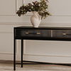Mako Console Table Black, by Moe's Home, 59.06" width x 32.28" height x 15.75" depth thumbnail 8