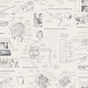 Marvels Heroes Schematics Cream Wallpaper thumbnail 1