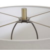 Monacan Gray Textured Table Lamp, by Uttermost, 1'4" width x 2'1.5" height x 1'4" depth thumbnail 8