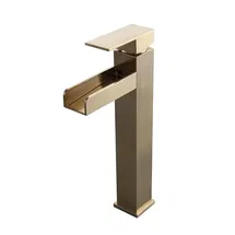 Online Designer Bathroom wf-HMUS-020004BG Vessel Sink Faucet Single-handle Bathroom Faucet with Drain Assembly