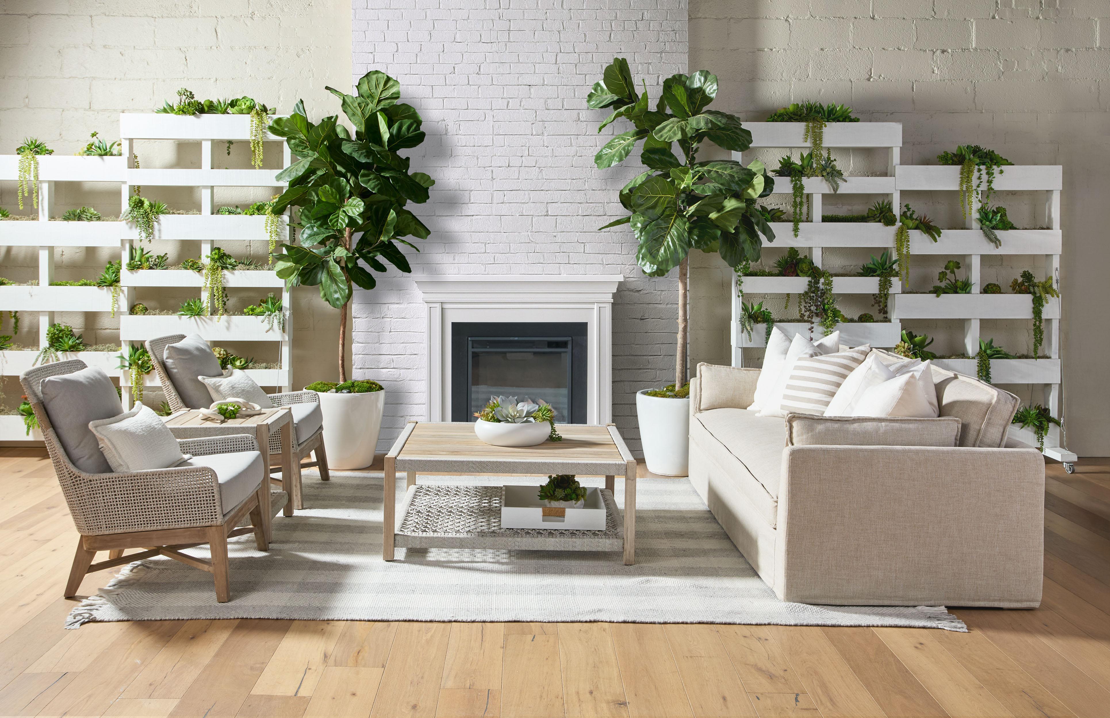 Thea Outdoor 90' Taper Arm Slipcover Sofa, Seating by Essentials for Living, 90" width x 33.5" height x 39" depth View 13