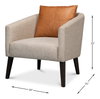 Bronson Tub Chair, by Sarreid, 2'7" length x 2'6" width x 2'8" height thumbnail 13