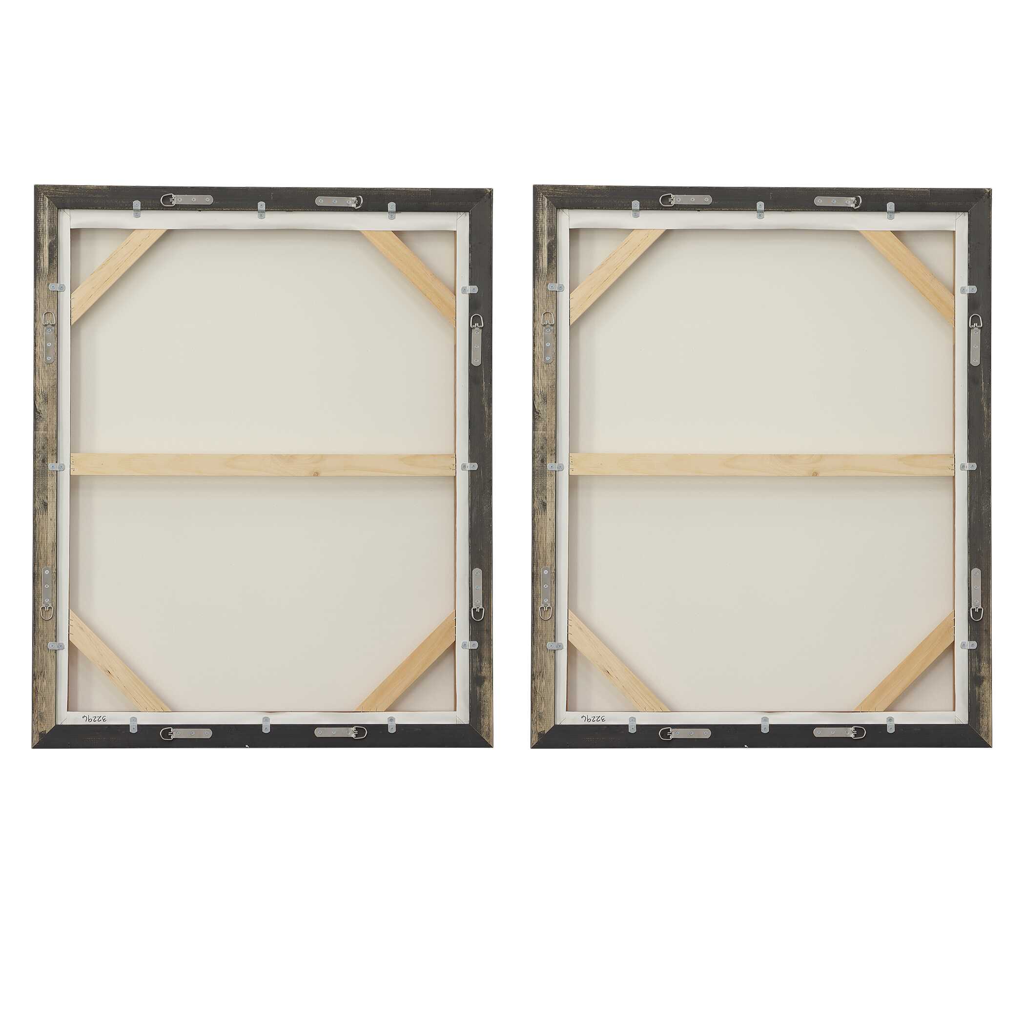 Color Theory Framed Abstract Art Set/2, Painting by Uttermost, 31.75" width x 38.75" height x 2" depth View 7