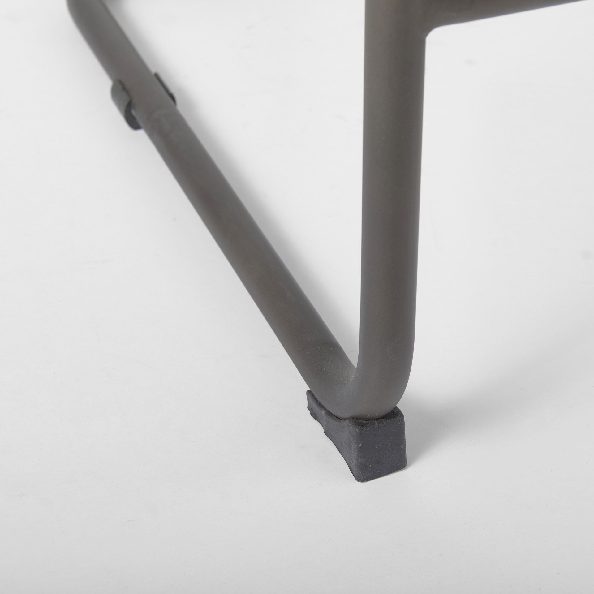 Berbick 43' Total Height Brown/Gray Suede with Iron Frame Bar Stool large image 