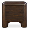 Rowan Nightstand Dark Brown, by Moe's Home, 24" width x 24" height x 20" depth thumbnail 1