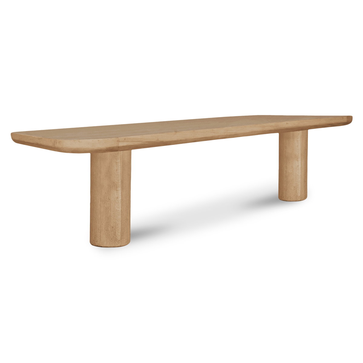 Anders Dining Bench Small Natural, Benche by Moe's Home, 67" width x 18" height x 16" depth View 2