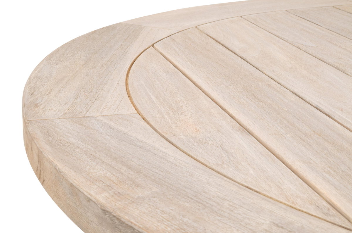 Carmel Outdoor 54' Round Dining Table, by Essentials for Living, 53.75" width x 30" height x 53.75" depth View 5