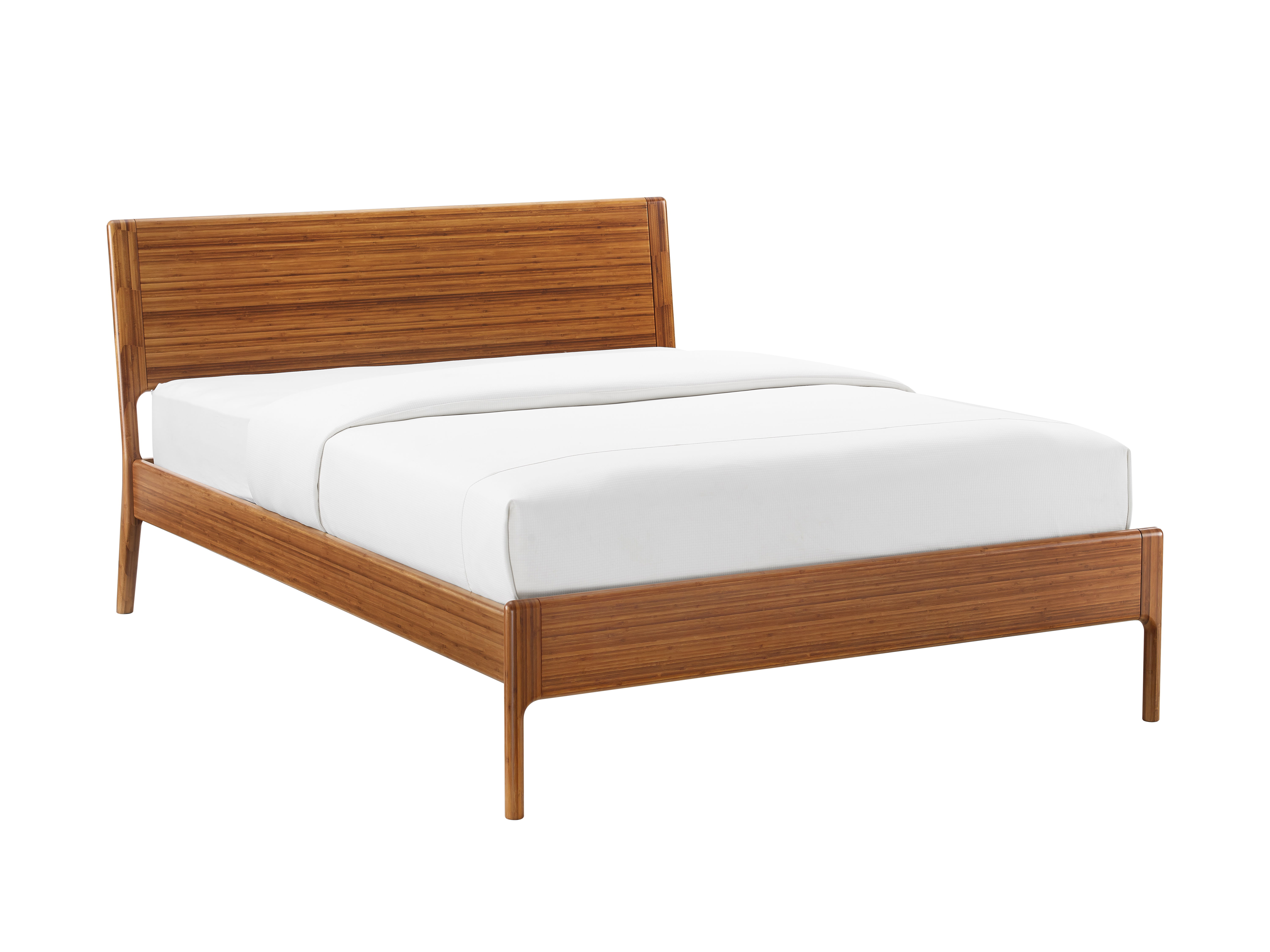Ventura Queen Platform Bed, Amber, by Greenington, 87.25" length x 63.5" width x 39.5" height View 5