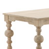 Annette Dining Table Whitewash, by Dovetail, 87" width x 30.2" height x 39" depth thumbnail 5