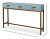 Gideon Shagreen Console, Chambray Blue thumbnail 12
