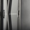 Poppy II 73.8' H Black Metal With Glass Door Display Cabinet, Cabinets & Sideboard by Mercana, 37.75" length x 15" width x 74" height thumbnail 10