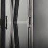 Poppy II 73.8' H Black Metal With Glass Door Display Cabinet, Cabinets & Sideboard by Mercana, 37.75" length x 15" width x 74" height thumbnail 11