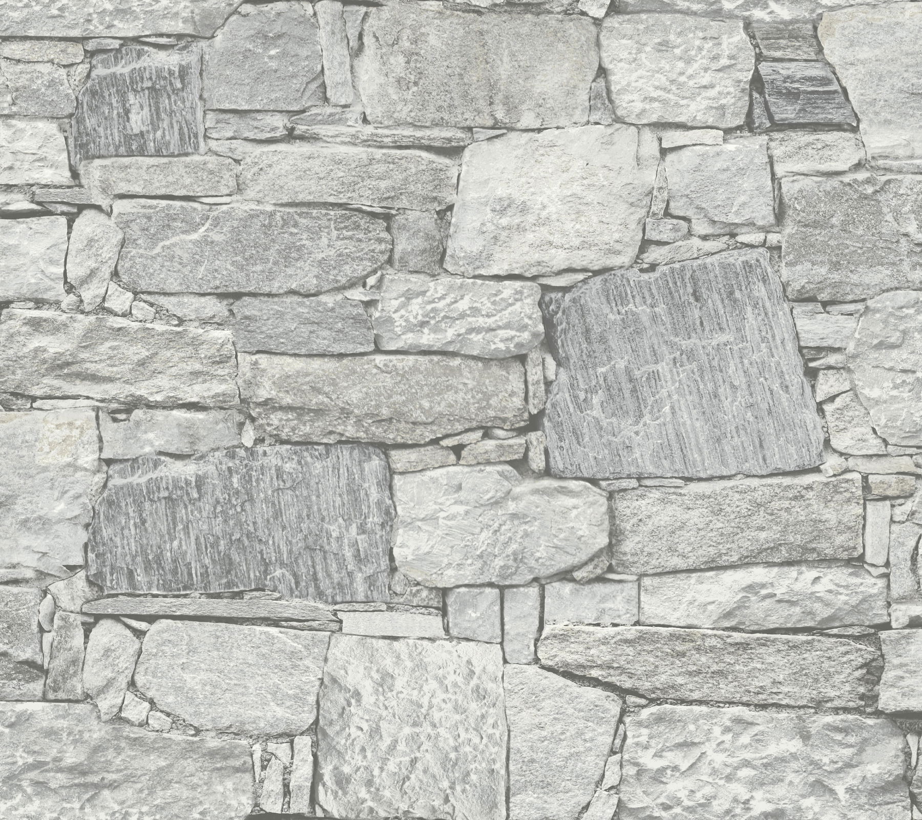 Chateau Stone Grey Peel & Stick Wallpaper large image 