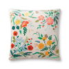 Rifle Paper Co. x Loloi Pillows Pillow, Decorative Pillow, 22" length x 22" width thumbnail 1